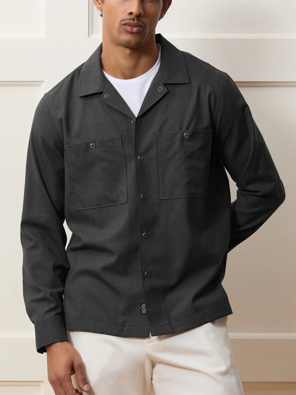 LIKE NEW Todd Snyder Men’s Merino Wool Mechanic Button Down Long Sleeve Shirt